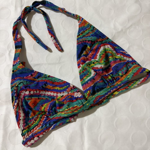Vintage bikini top size S like new, multicolor