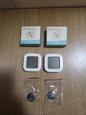 Electronic Hygrometers pack of 2 new multifunctional devices