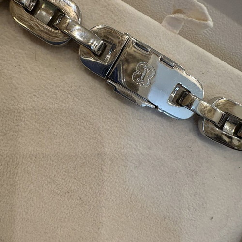 MMI Jewllers Chain 50cm new with stones and engraved logo