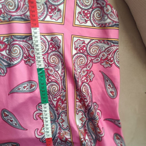 Satin top new, one size, pink multicolor