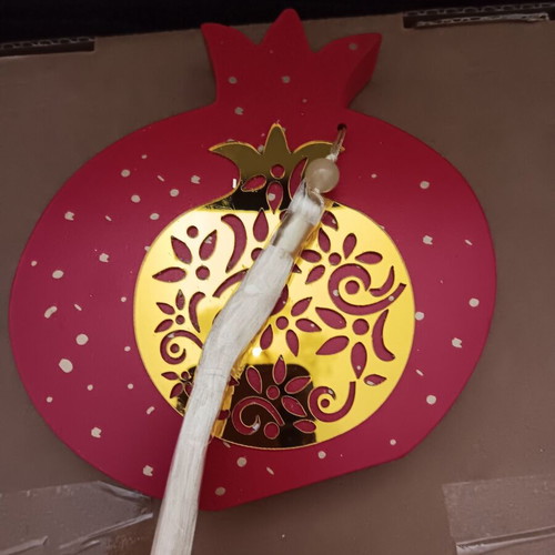 Decorative pomegranate ornament like new for good luck