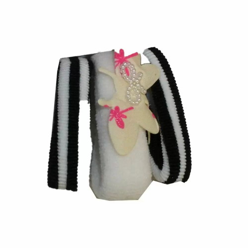 Children's hair ties set of 3 white new