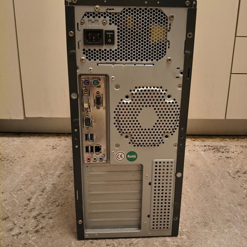 Turbo-X desktop computer i3-4160 4GB RAM 500GB HDD used