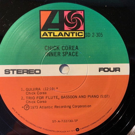 Chick Corea Inner Space vinyl record used, jazz