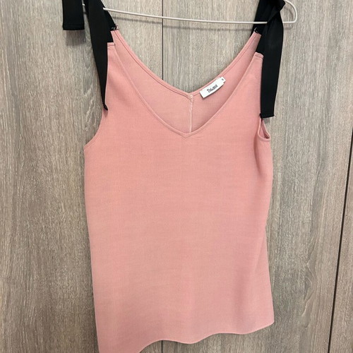 Toi&Moi Pink Women's Top with Shoulder Ties like new, Size S
