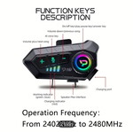 Motorcycle rider intercom new