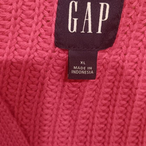GAP cotton cardigan like new, pink fuchsia, XXL