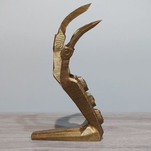 Skyrim Golden Dragon Claw Figure 3D printed, 20 cm, hand painted, new
