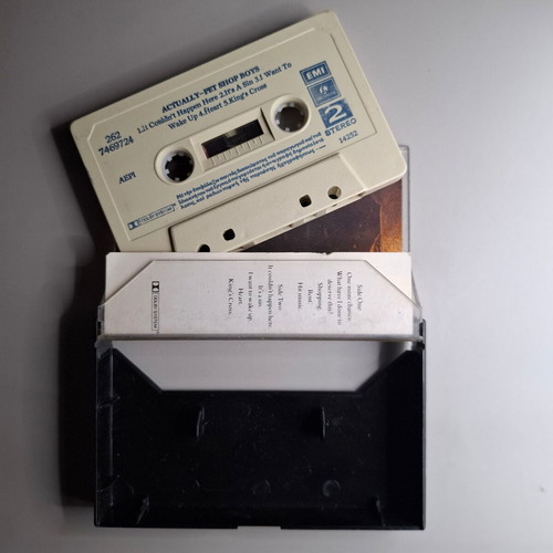 Pet Shop Boys Actually cassette tape used, pop