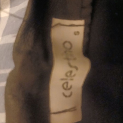 Celestino mini leather skirts like new, black and brown, size S