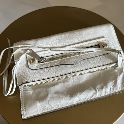 Rebecca Minkoff leather shoulder bag new, white, clutch and crossbody