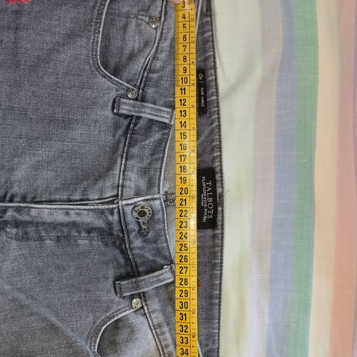 Talbots grey slim ankle jeans used, size 6p
