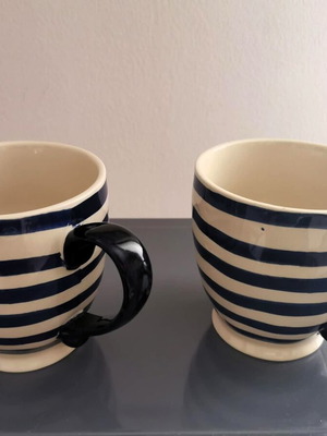 Belle Maison Navy 2-piece mug set 500mL like new