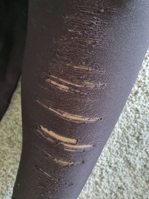 Calzedonia black tights, 2 pieces, one new and one used