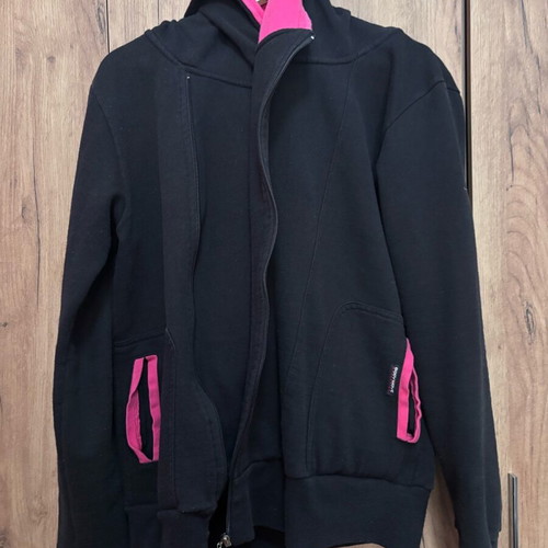 Body move jacket used XXL with large hood and broken zipper