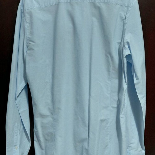 Massimo Dutti medium blue 100% cotton shirt like new