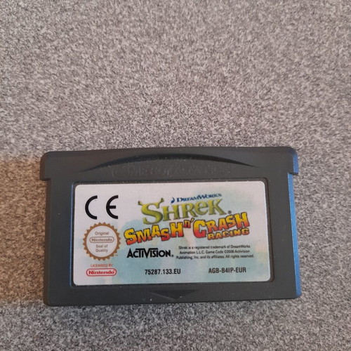 Shrek: Smash n' Crash Racing for Nintendo Game Boy Advance like new