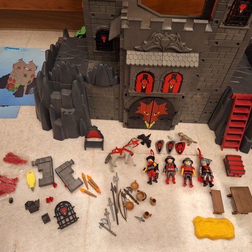 Playmobil 3269 castle with expansions 7759 and 7760 like new