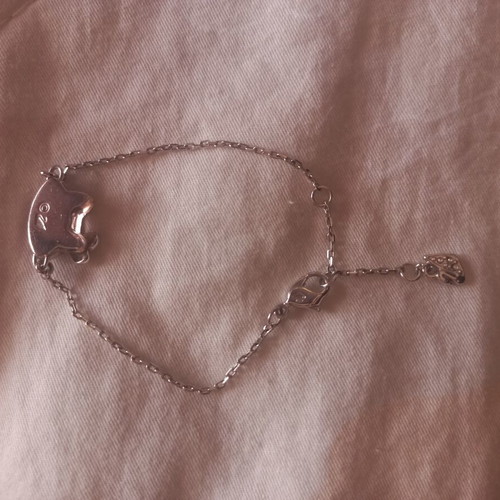 Swarovski cat bracelet like new, silver