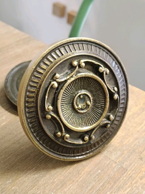 Antique door knob 1920 brass used