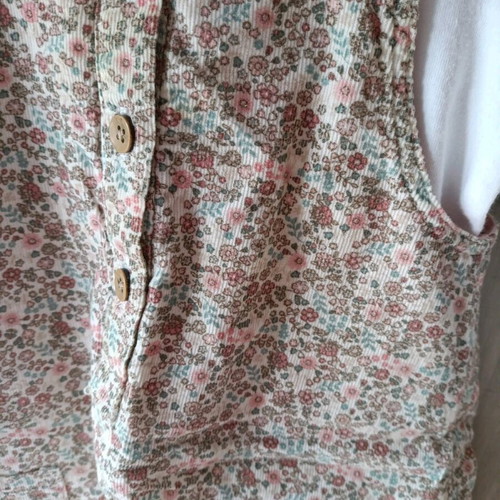 Corduroy dress set 9-12 months Mamas and Papas like new