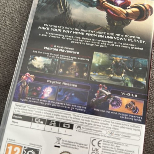 Metroid Prime 4 Beyond Nintendo Switch game like new