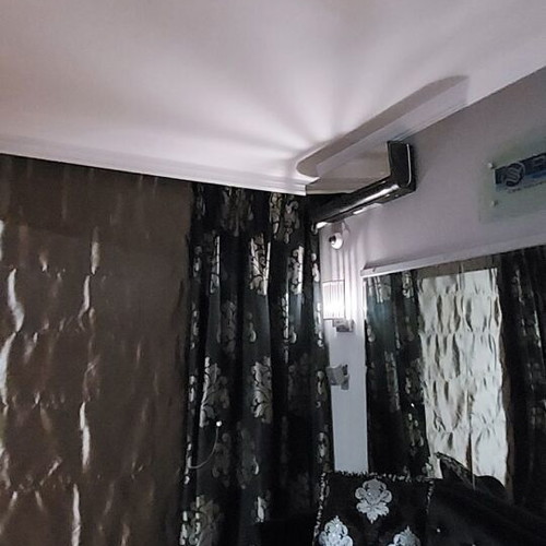Custom Made ceiling light with 4 adjustable spotlights