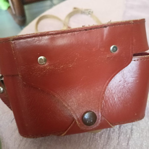Vintage FED-5B camera with leather case