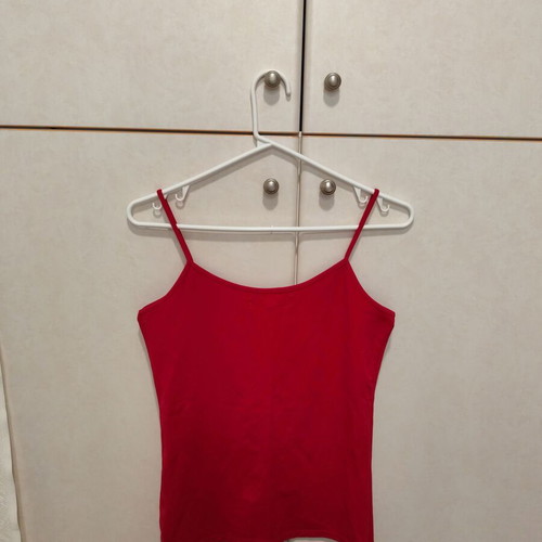 Zara red top used, size M