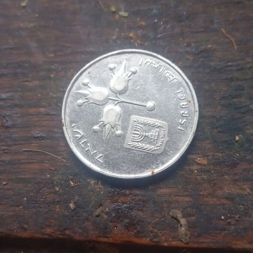 Israel 1 lira 1967 coin like new