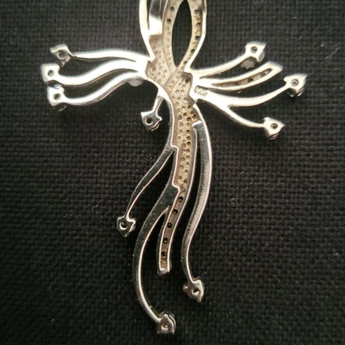 Pendant made of 925 silver and zirconia like new