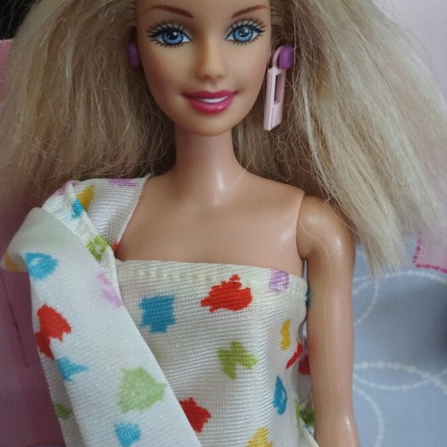 Barbie vintage doll with vintage dress
