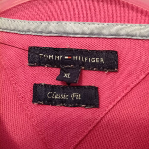 Tommy Hilfiger women's polo shirt XL like new, pink