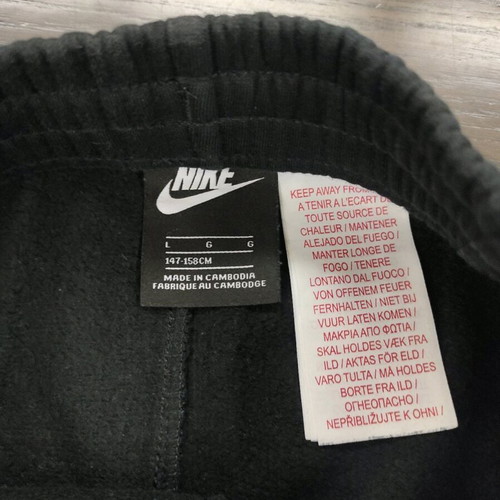 Nike boys black fleece tracksuit like new, size 158 cm