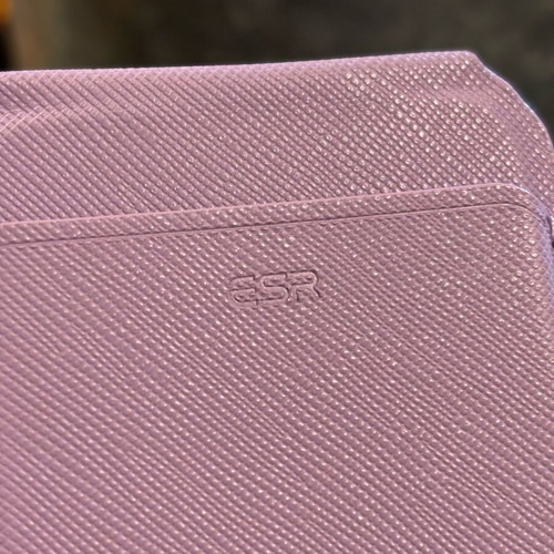 ESR magnetic card holder and iPhone phone stand new lilac