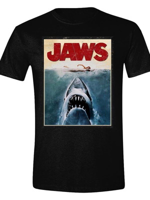 Jaws official T-shirt new, size XL, black, PCMerch