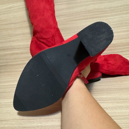 Boots new, red, size 38