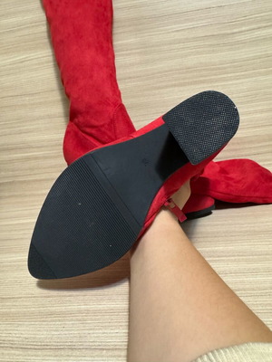 Boots new, red, size 38