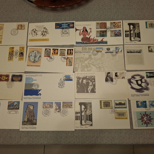 203 ΦΠΗΚ stamp collection like new, 1960-1989