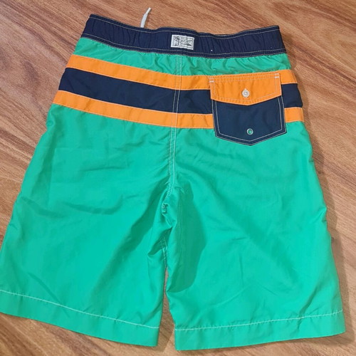 Ralph Lauren boys' swim shorts like new, size L, green