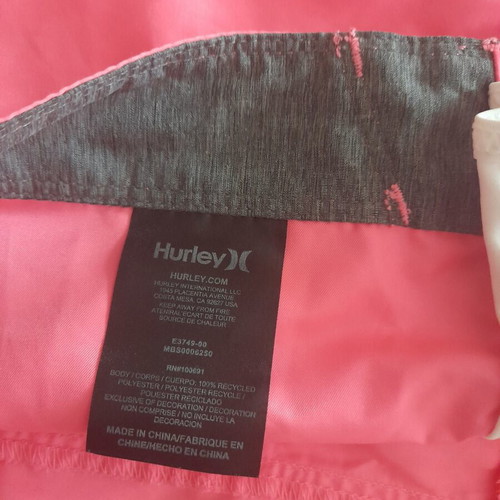 Hurley swim shorts new, W36, pink