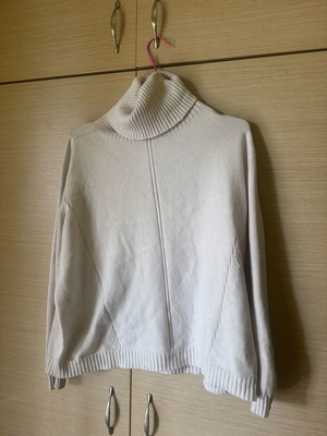 Ζιβάγκο BSB oversized σαν καινούργιο, άσπρο και μπεζ