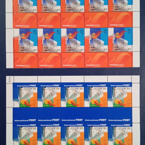 Greek Olympic Stamps 2000 Mint Never Hinged Sydney Athens