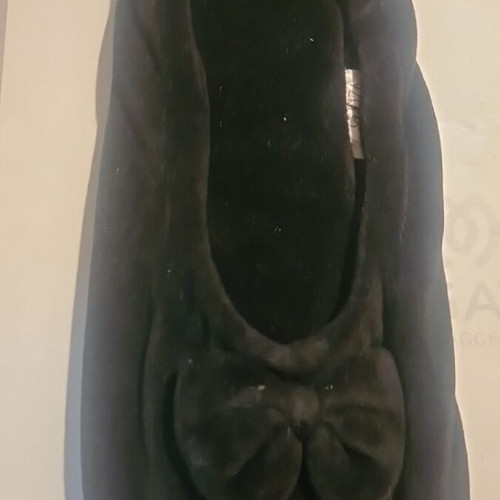 Black soft women's winter slippers new