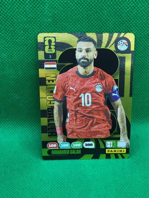 M. Salah Golden Baller Panini FIFA World Cup 2026 κάρτα καινούργια