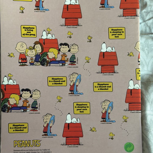 Snoopy collectible notebook with lines, new