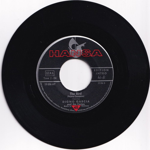 Δίσκος Βινυλίου Digno Garcia And The Carios Guantanamera / The Bird μεταχειρισμένος
