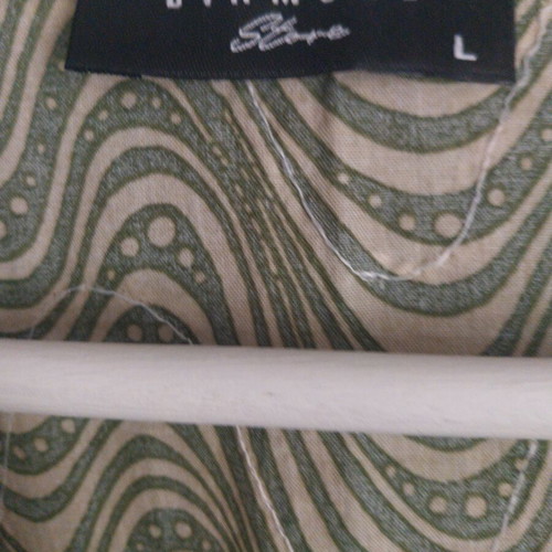 Diamond women's maxi dress with pearls like new, size L, khaki green