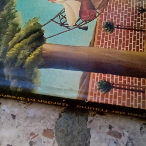 Coffee table book used with German painters Garten der Traume