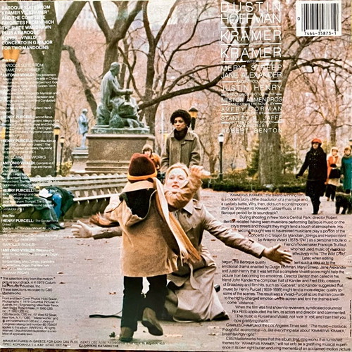 Kramer vs Kramer 1980 LP CBS used